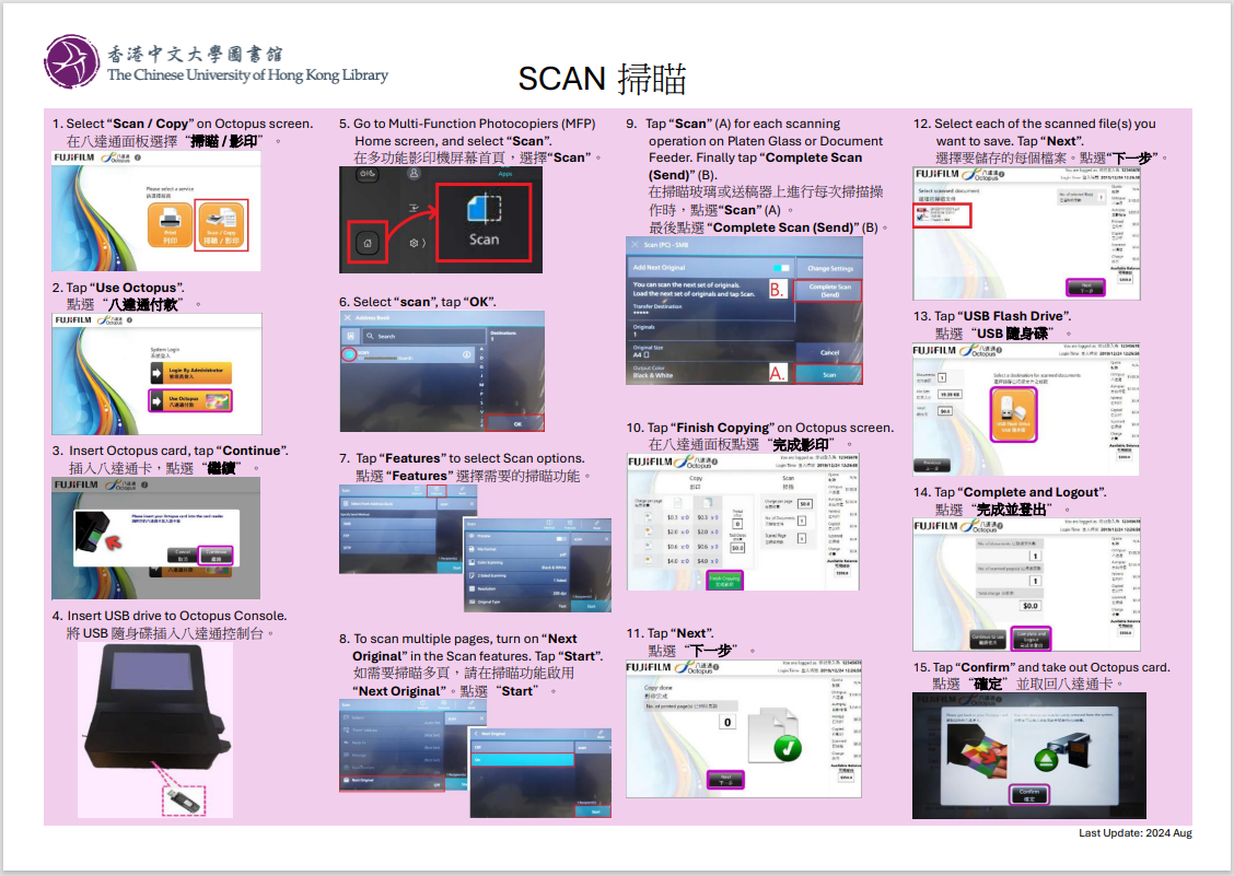 MFP Scan 多功能影印機掃瞄